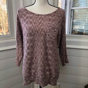 Modcloth Red Crew Neck Sweater